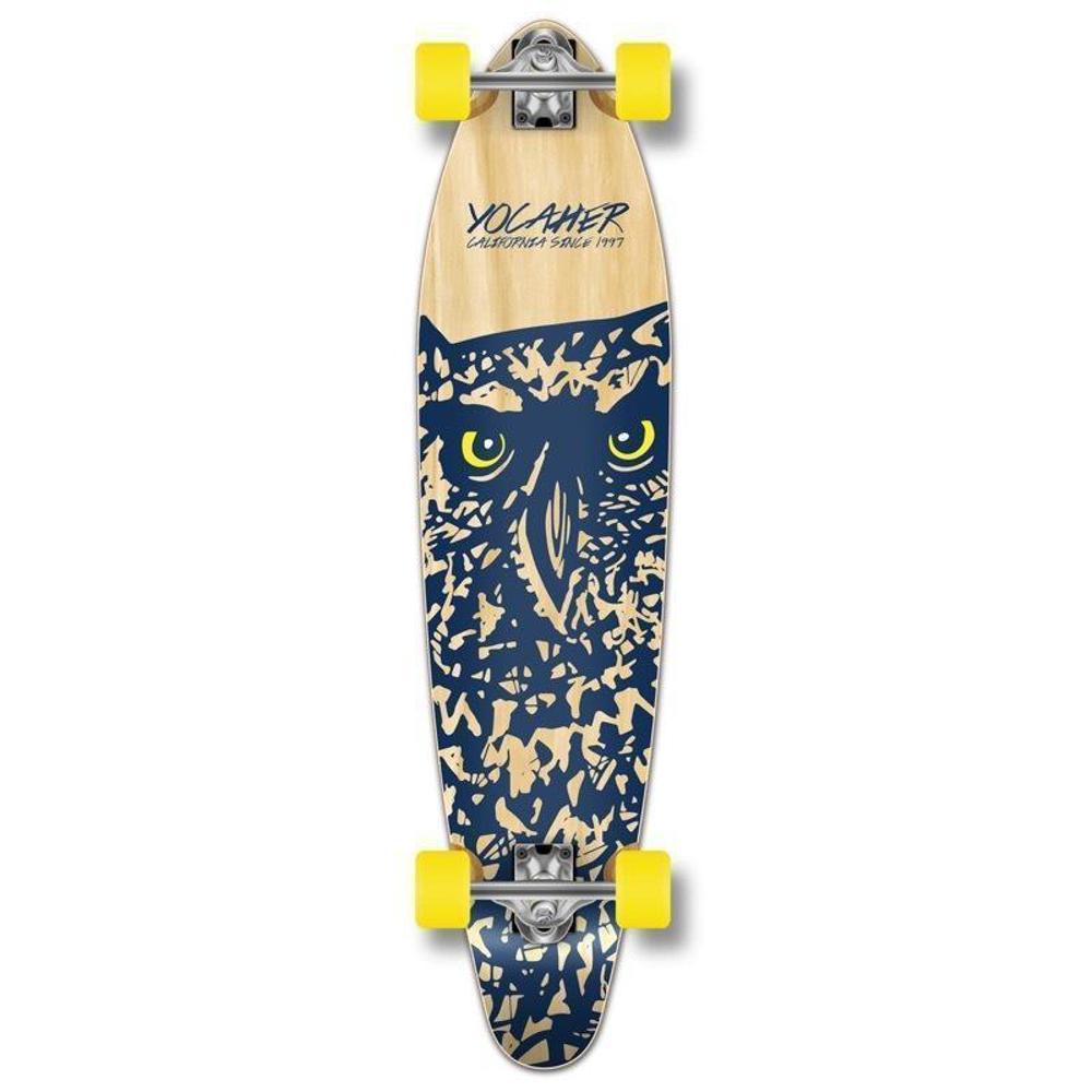 Owl 40" Kicktail Longboard from Punked - Complete - Longboards USA