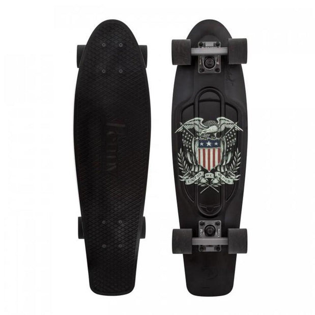 Penny Board 22" United We Stand Black Skateboard - Longboards USA