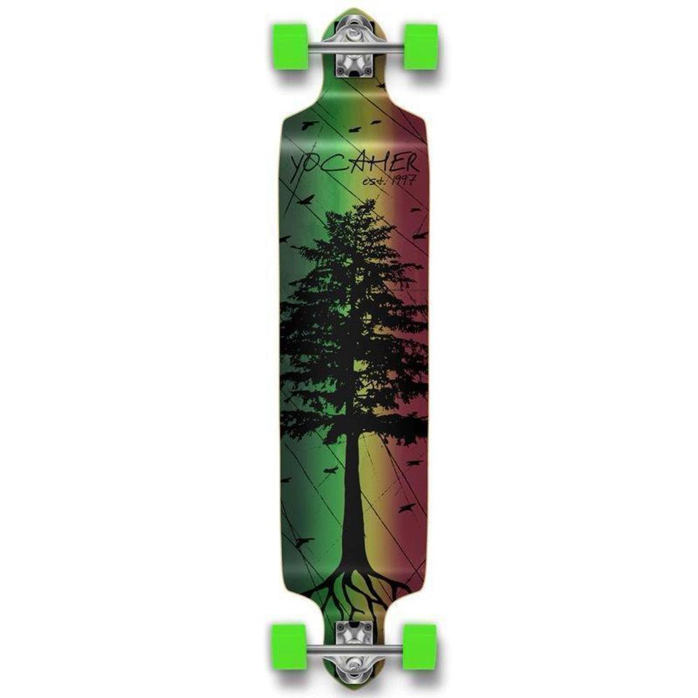 Pines Rasta Drop Down Longboard 41 inches Complete - Longboards USA