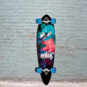 Pintail Longboard Blunt Nose Outer Limits 38" Stella Skateboard Complete - Longboards USA