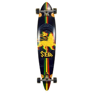 Pintail Longboard Irie Crest Black 46" Stella - Complete - Longboards USA