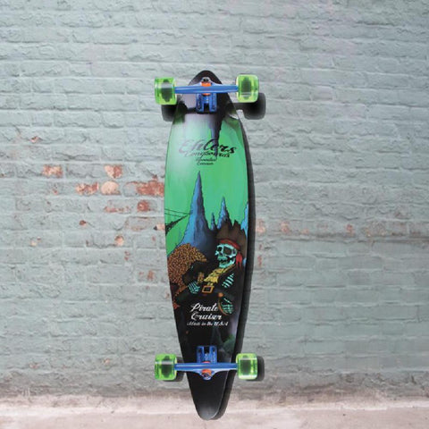 Pirate 40" Cruiser Pintail Longboard - Longboards USA