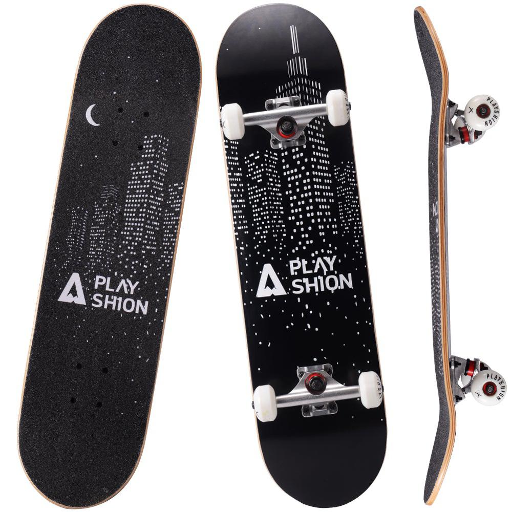 Playshion City Lights 31 Inch Trick Skateboard for Kids - Longboards USA