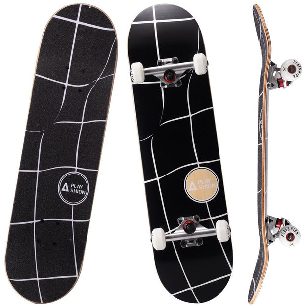 Playshion Grid 31 Inch Trick Skateboard for Kids - Longboards USA