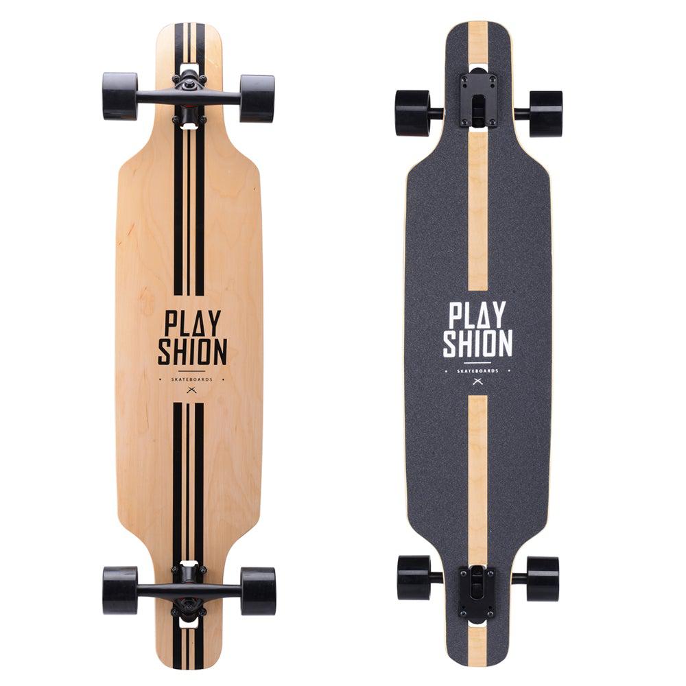 Playshion Line 39" Drop Through Longboard Skateboard - Longboards USA