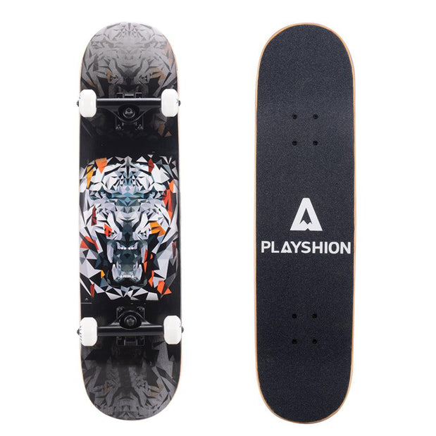 Playshion Tiger 31 Inch Trick Skateboard for Kids - Longboards USA