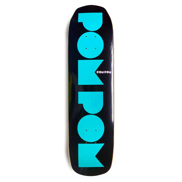 Pompom Skateboards Logo 8.25" Skateboard Deck - Longboards USA