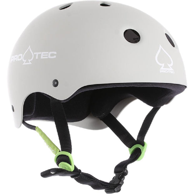 bike helmet longboard Pro-Tec Classic Matte LT Grey S Skateboard & Bike Helmet Cruising & Commuting ABS Hard Shell with EPS Liner Low-Profile Classic Fit Confident Impact