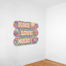 Psychedelic Skateboard Wall Art - Longboards USA