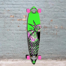 Punked Bird 40 inches Green Pintail Longboard - Longboards USA