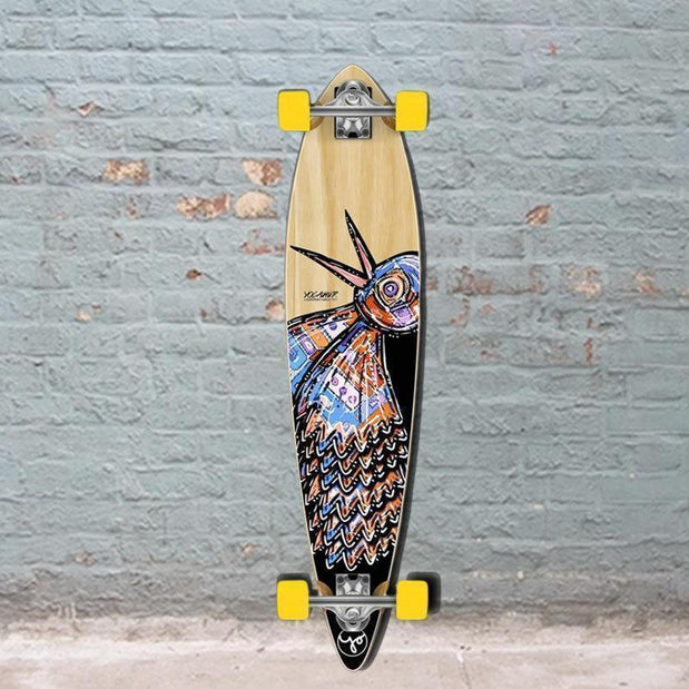 Punked Bird 40 inches Natural Pintail Longboard - Longboards USA