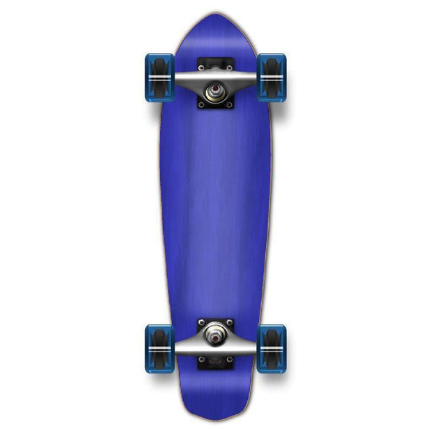 Punked Blank Stained Blue Micro Cruiser - Longboards USA