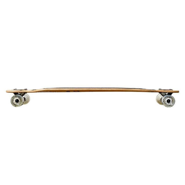 Punked Checkered White Drop Through Longboard - Longboards USA