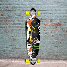 Punked DJ Drop Through 40" Longboard - Complete - Longboards USA