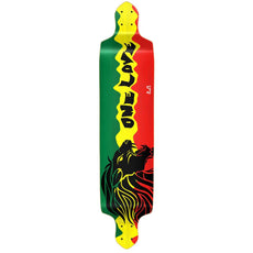 Punked Drop Down Rasta 2 Longboard Deck - Longboards USA