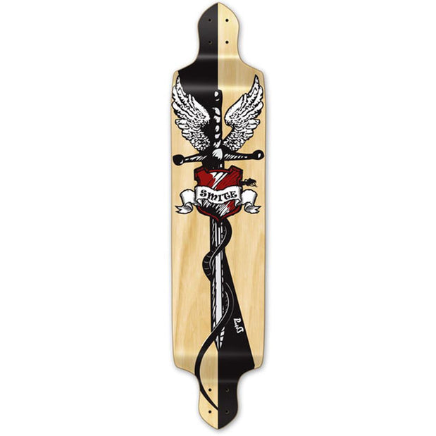 Punked Drop Down Smite Longboard Deck - Longboards USA