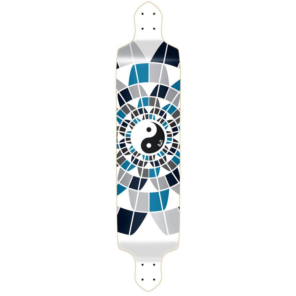 Punked Drop Down Yin Yang 41" Longboard Deck - Longboards USA