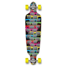 Punked Drop Through 40" Longboard - Shades - Complete - Longboards USA
