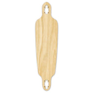 Punked Drop Through Blank Longboard Deck - Natural - Longboards USA
