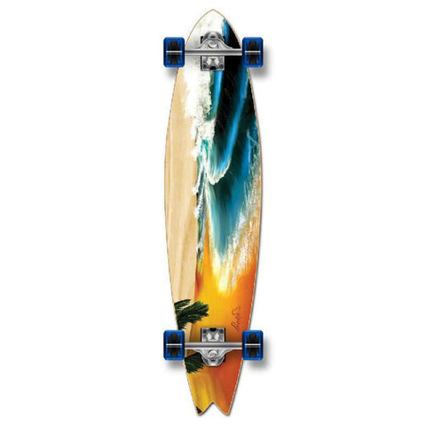 Punked Fishtail Beach Longboard - Longboards USA