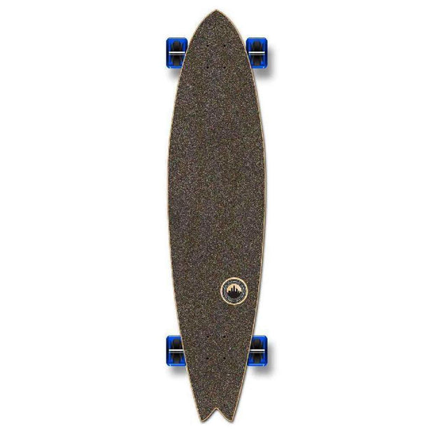 Punked Fishtail Surfer Natural Longboard Complete - Longboards USA