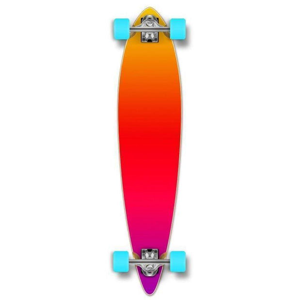 Punked Gradient Pink Pintail 40" Longboard - Longboards USA
