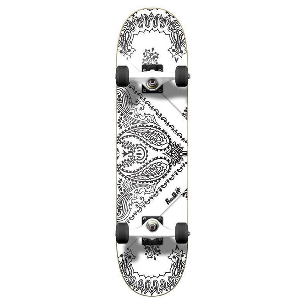 Punked Graphic Complete Skateboard - Bandana White – Longboards USA