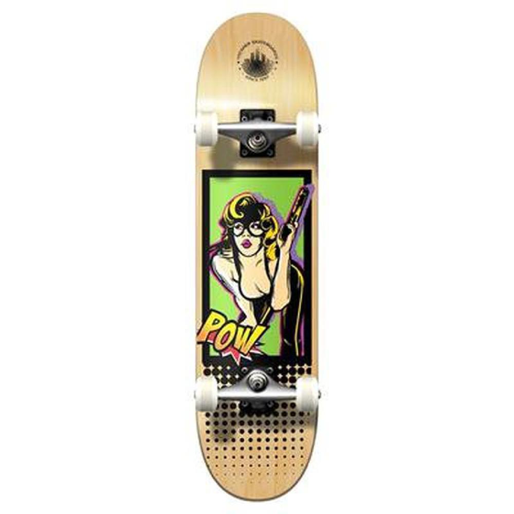Punked Graphic Complete Skateboard - Comix Series - Bandit - Longboards USA