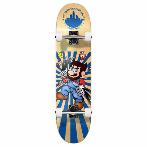 Punked Graphic Complete Skateboard - Retro Series - Snikt - Longboards USA