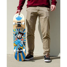 Punked Graphic Complete Skateboard - Retro Series - Snikt - Longboards USA
