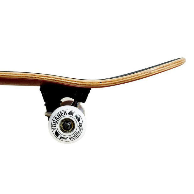 Punked Graphic Complete Skateboard - Retro Series - Stache - Longboards USA