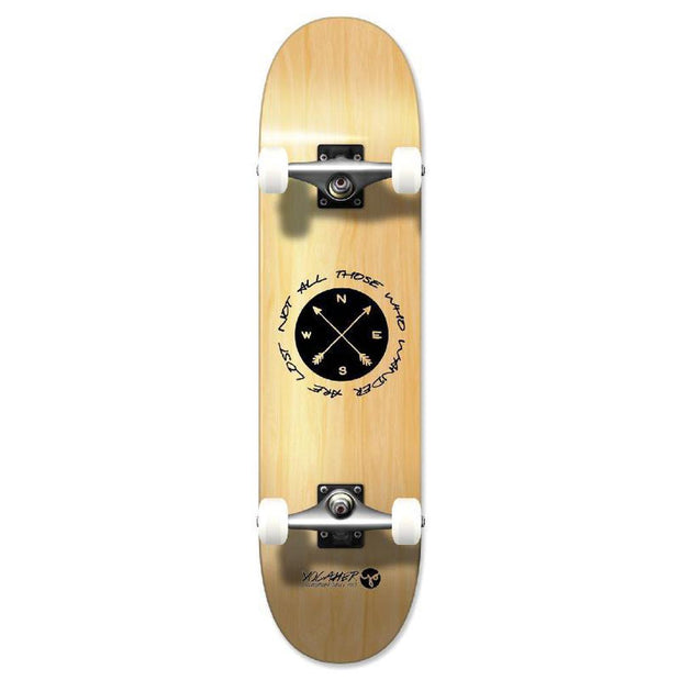 Punked Graphic Complete Skateboard - Wander Natural - Longboards USA