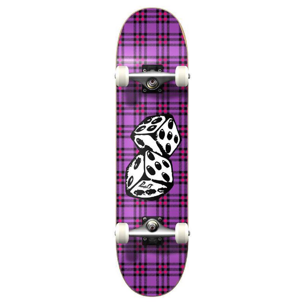 Punked Graphic Dice Complete Skateboard - Longboards USA