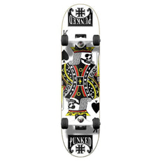 Punked Graphic King of Spades Complete Skateboard - Longboards USA