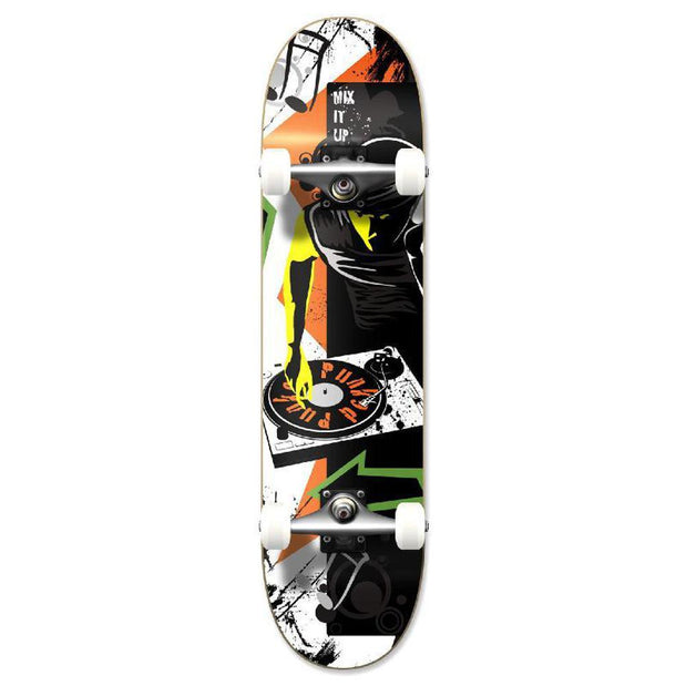 Punked Graphic Mixitup Complete Skateboard - Longboards USA