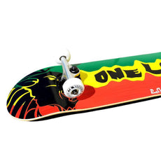 Punked Graphic Rasta 2 Complete Skateboard - Longboards USA