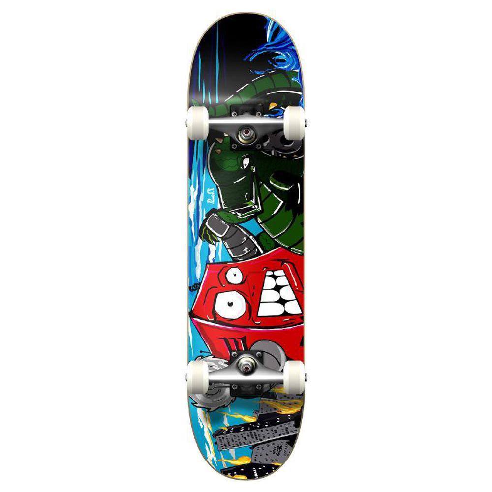 Punked Graphic Robot Complete Skateboard - Longboards USA