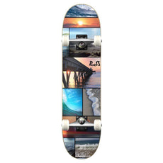 Punked Graphic Seaside Complete Skateboard - Longboards USA