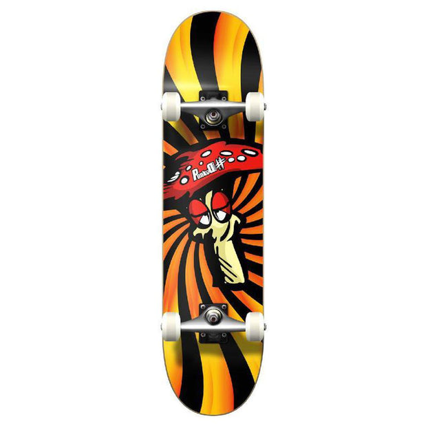 Punked Graphic Shroom Complete Skateboard - Longboards USA