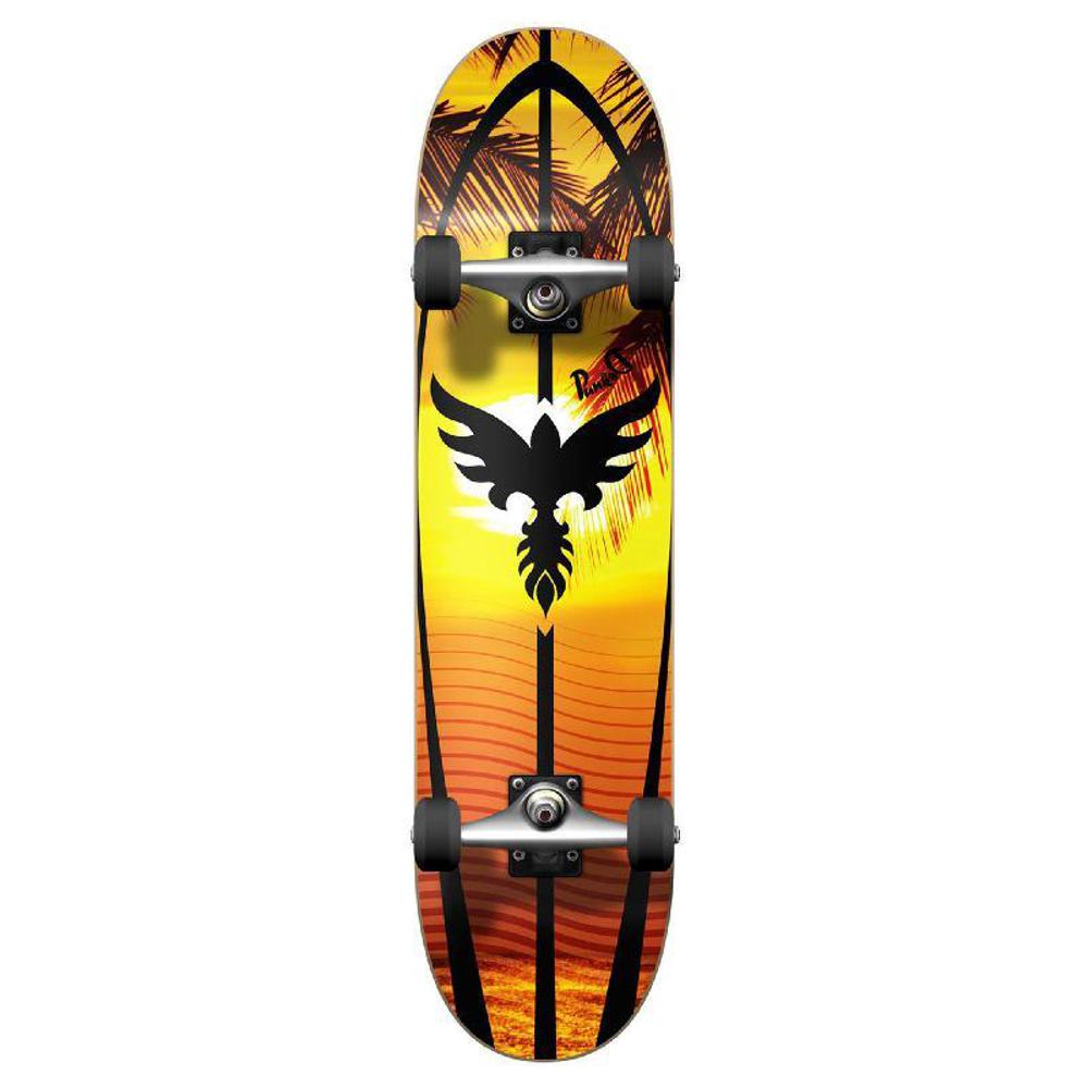 Punked Graphic Sunset Complete Skateboard - Longboards USA
