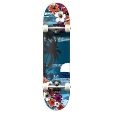 Punked Graphic Tropical Night Complete Skateboard - Longboards USA