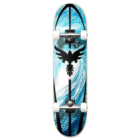 Punked Graphic Tsunami Complete Skateboard - Longboards USA