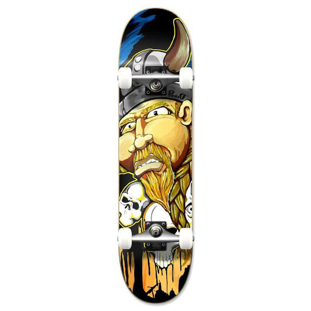 Punked Graphic Viking Complete Skateboard - Longboards USA