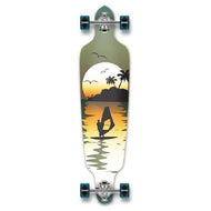 Punked Green Surfer Drop Through 40" Longboard - Longboards USA