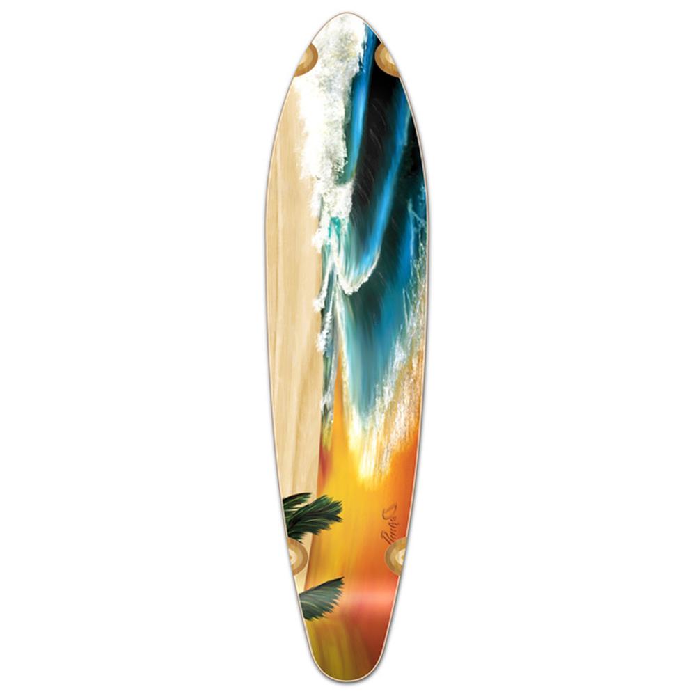 Punked Kicktail Beach Longboard Deck - Longboards USA