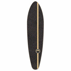 Punked Kicktail Blank Longboard Deck - Stained Black - Longboards USA