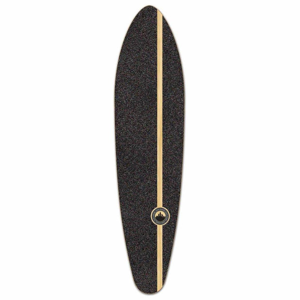Punked Kicktail Blank Longboard Deck - Stained Red - Longboards USA