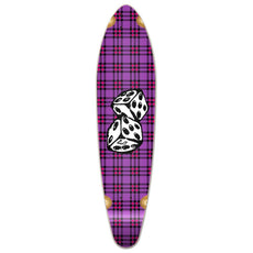 Punked Kicktail Dice Longboard Deck - Longboards USA