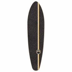 Punked Kicktail Longboard Deck - Crest Onyx - Longboards USA