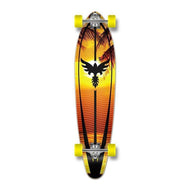 Punked Kicktail Sunset 40" Longboard Complete - Longboards USA